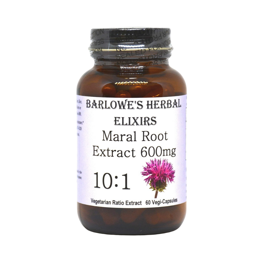 Barlowe's Herbal Elixirs Raíz de Maral (60 cápsulas)