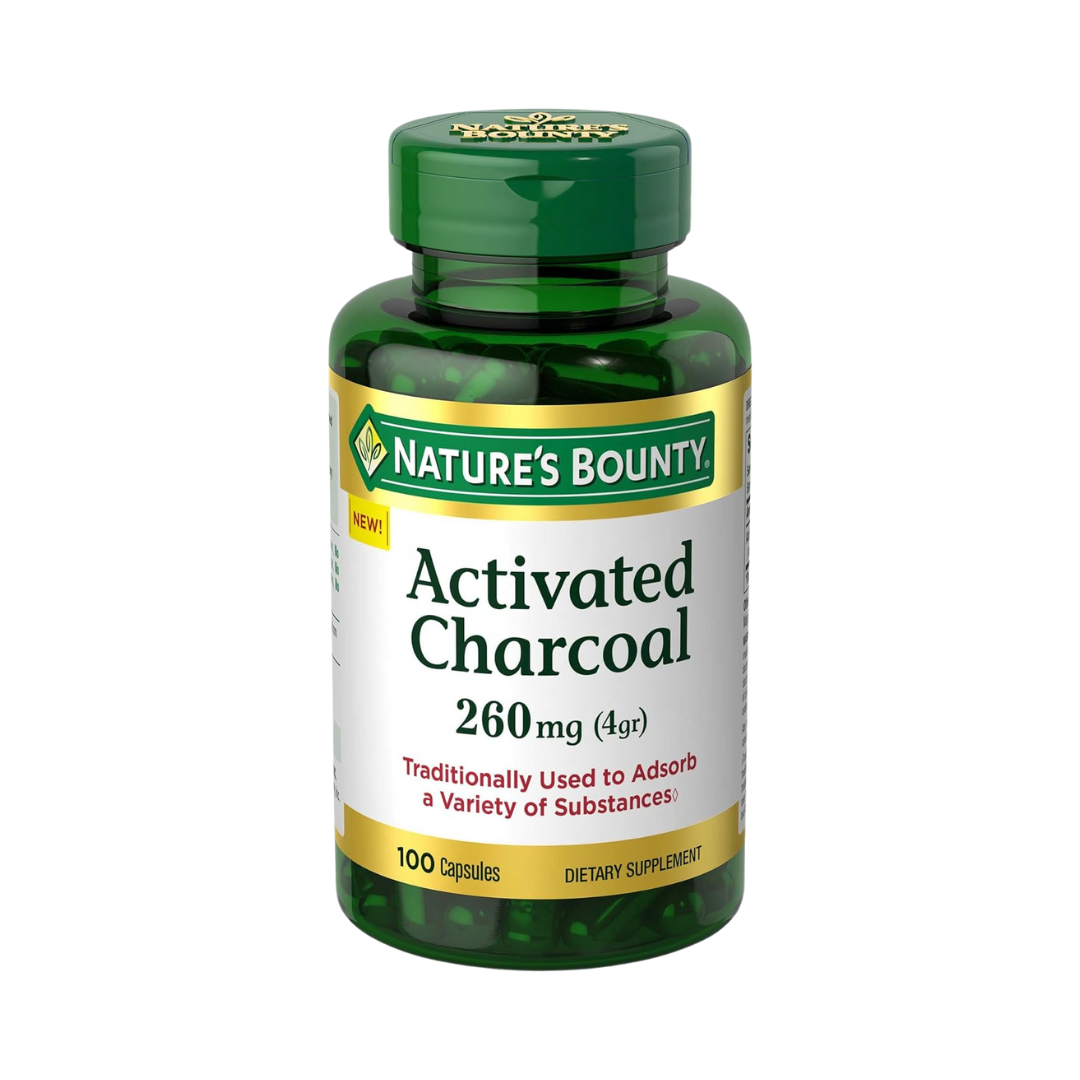 Nature's Bounty Carbón Activado (260 mg, 100 cápsulas)