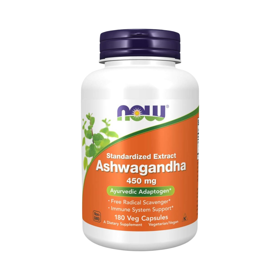Now Extracto de Ashwagandha (180 cápsulas)
