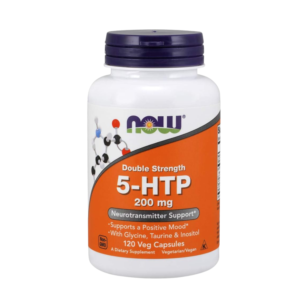 Now Foods 5-HTP 200 mg (120 cápsulas)