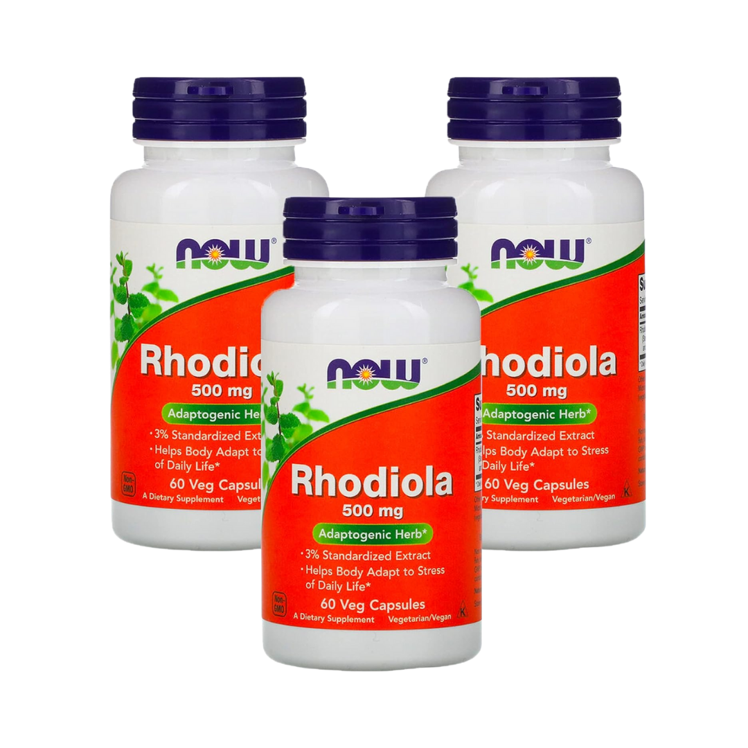 Now Rhodiola (60 cápsulas, pack de 3)