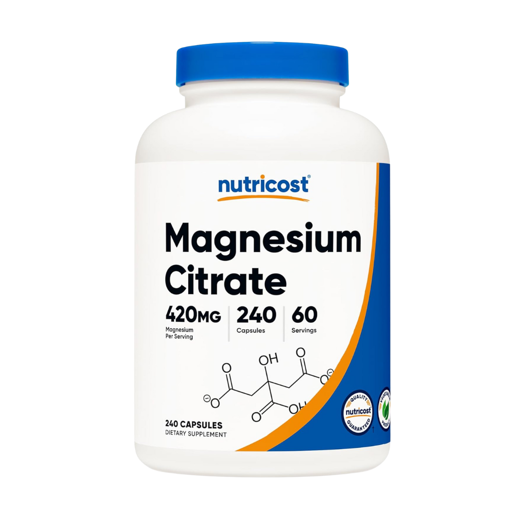 Nutricost Citrato de magnesio (240 cápsulas)