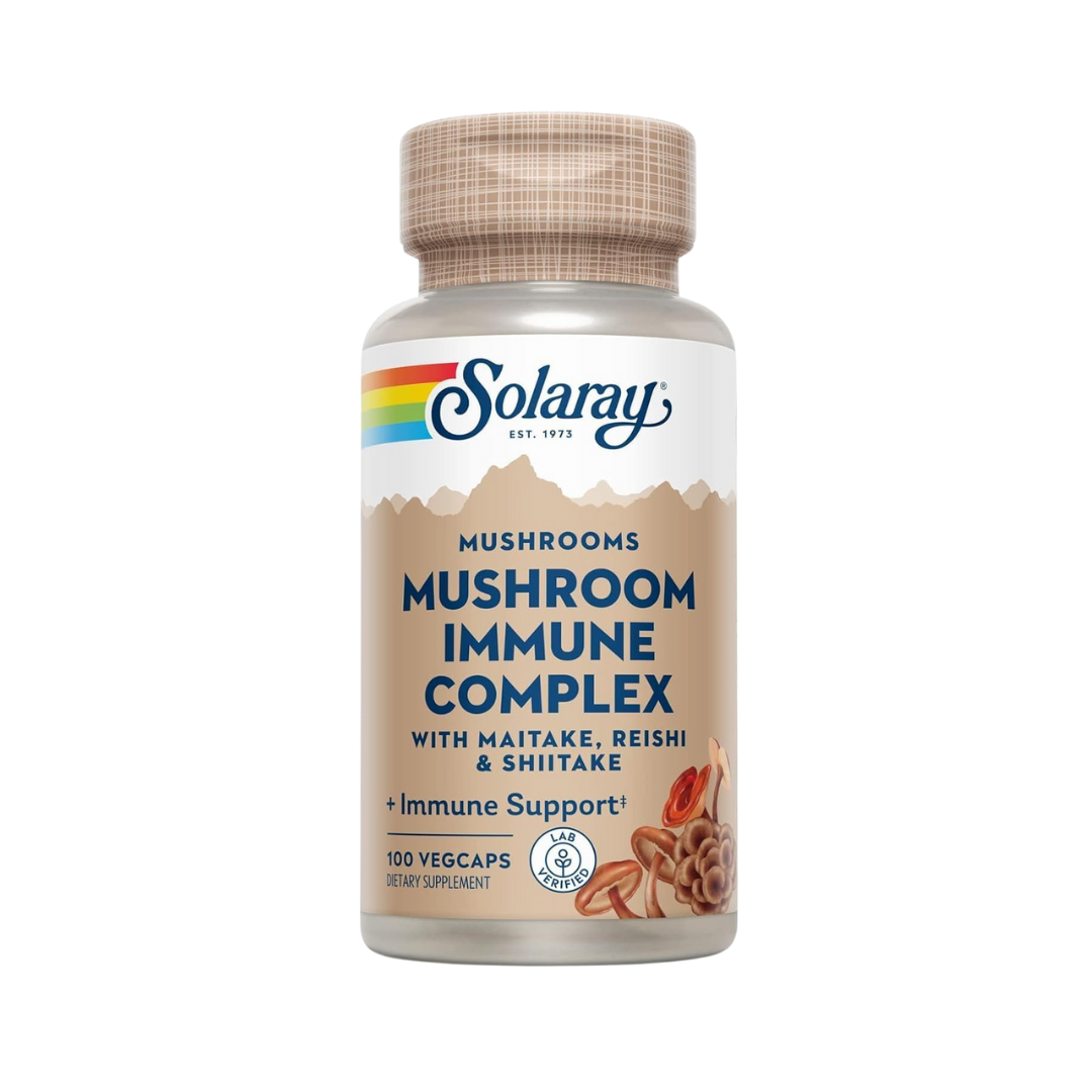 Solaray complejo inmune de hongos fermentados (100 cápsulas)